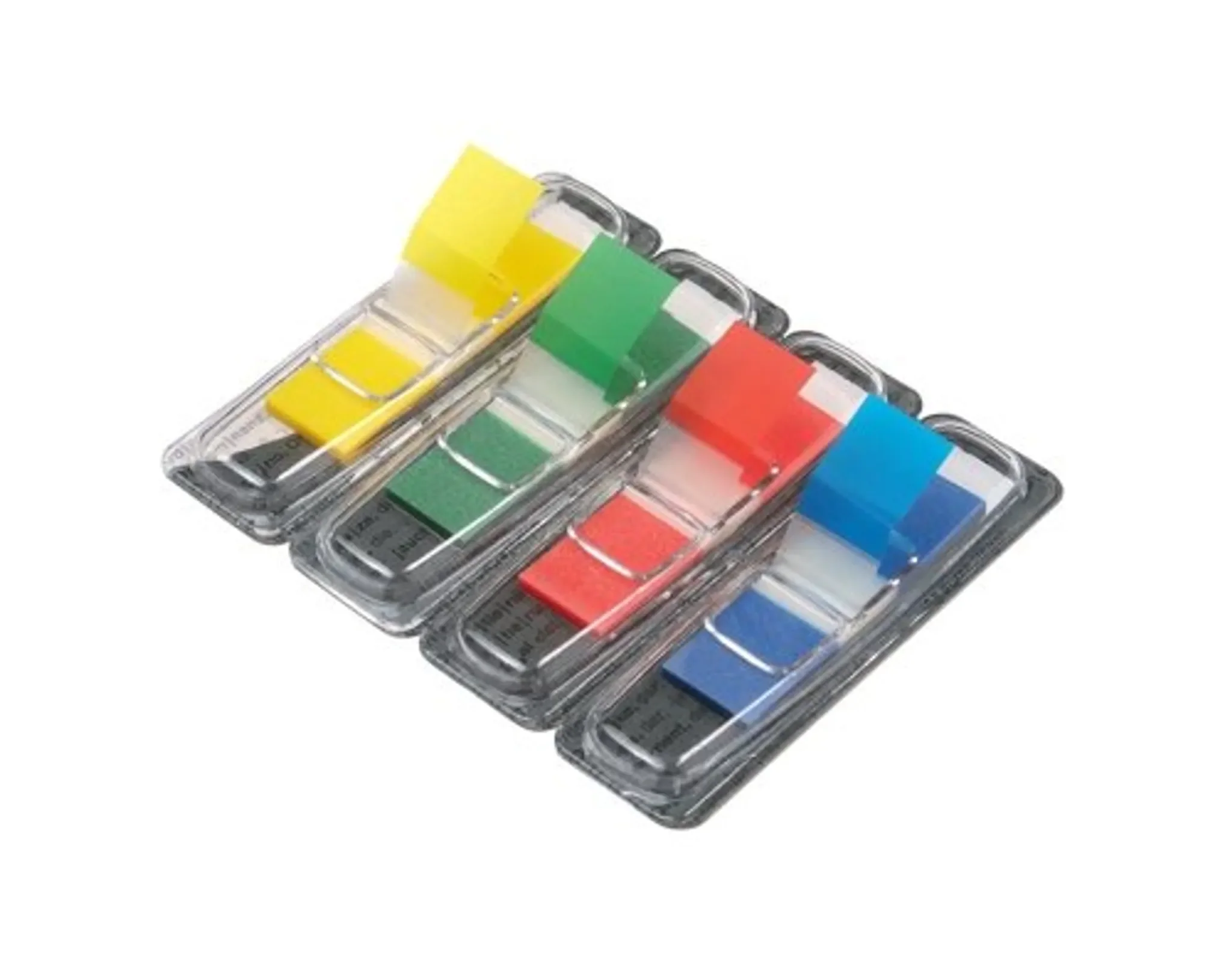 Info-Flaggen Transparent mit Farbrand – 4x36 Blätter